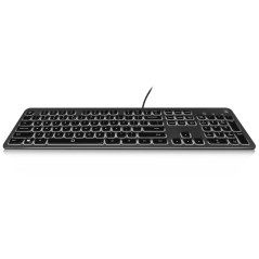 Ewent EW3269 keyboard Universal USB QWERTY Spanish Black