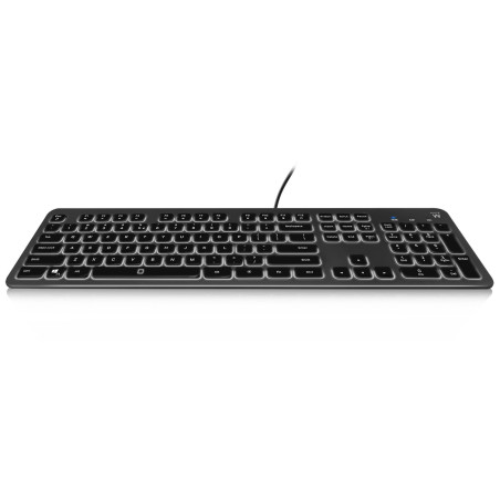 Ewent EW3269 keyboard Universal USB QWERTY Spanish Black