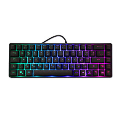 Deep Gaming mini TM065 keyboard USB QWERTY Spanish Black