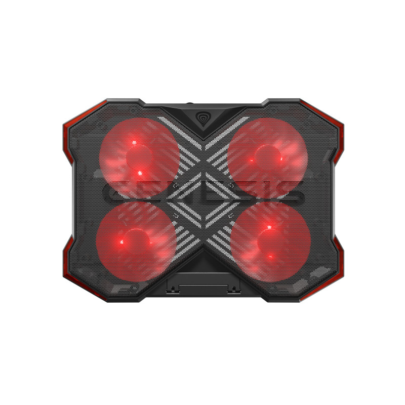 GENESIS Oxid 260 base di raffreddamento per laptop 43,9 cm (17.3") 1010 Giri/min Nero, Rosso GENESIS Oxid 260 base di raffreddamento per laptop 43,9 cm (17.3") 1010 Giri/min Nero, Rosso