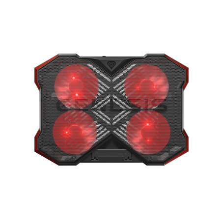 GENESIS Oxid 260 laptop cooling pad 17.3" 1010 RPM Black, Red