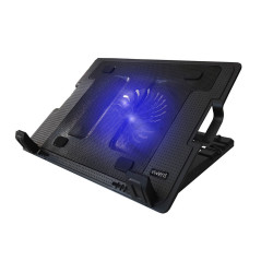 Ewent EW1258 laptop cooling pad 17" 1000 RPM Black