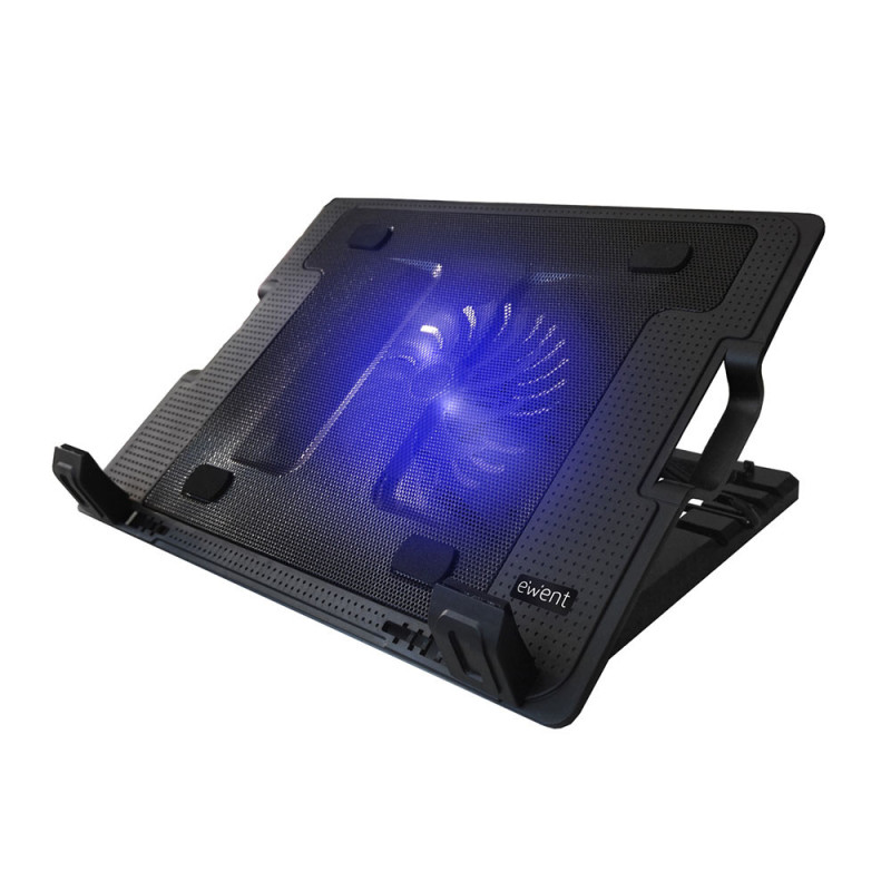 Ewent EW1258 laptop cooling pad 17" 1000 RPM Black Ewent EW1258 laptop cooling pad 17" 1000 RPM Black
