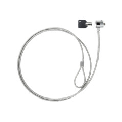 TooQ TQCLKC0025 cable lock Silver 59.1" (1.5 m)