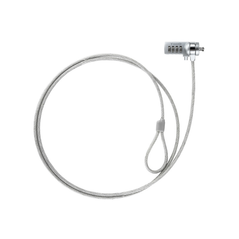 TooQ TQCLKC0015 cavo di sicurezza Argento 1,5 m TooQ TQCLKC0015 cavo di sicurezza Argento 1,5 m
