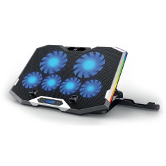 Ewent EW1260 laptop cooling pad 17" 2500 RPM Black, White