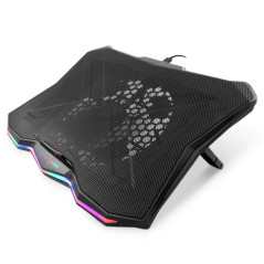 Deep Gaming DG-NCP17-RBW laptop cooling pad 17.3" 800 RPM Black