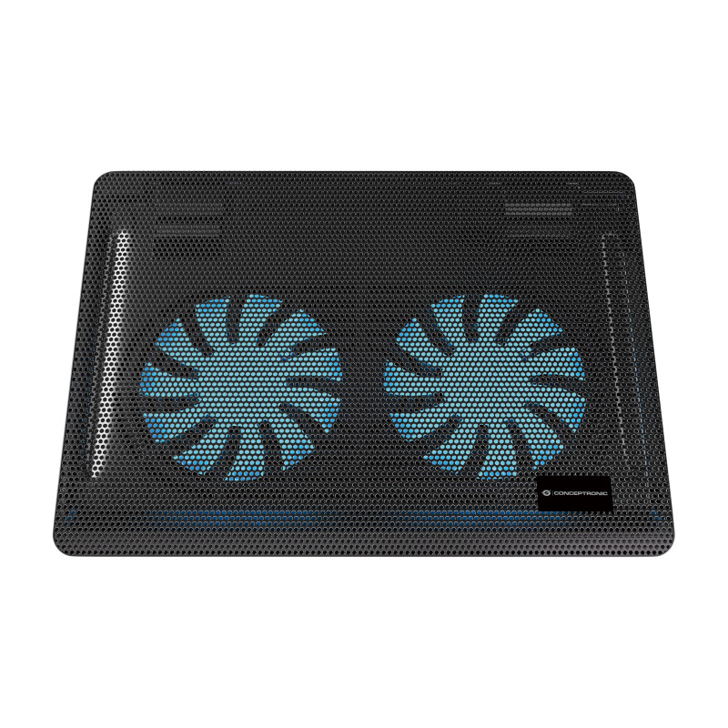 Conceptronic CNBCOOLPAD2F laptop cooling pad 15.6" 1000 RPM Black Conceptronic CNBCOOLPAD2F laptop cooling pad 15.6" 1000 RPM Black