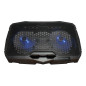 Conceptronic THANA07B base di raffreddamento per laptop 43,2 cm (17") Nero Conceptronic THANA07B base di raffreddamento per laptop 43,2 cm (17") Nero