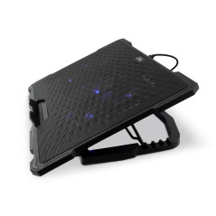 CoolBox COO-NCP17-V5 laptop cooling pad 17.3" 1500 RPM Black