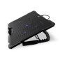 CoolBox COO-NCP17-V5 base di raffreddamento per laptop 43,9 cm (17.3") 1500 Giri/min Nero