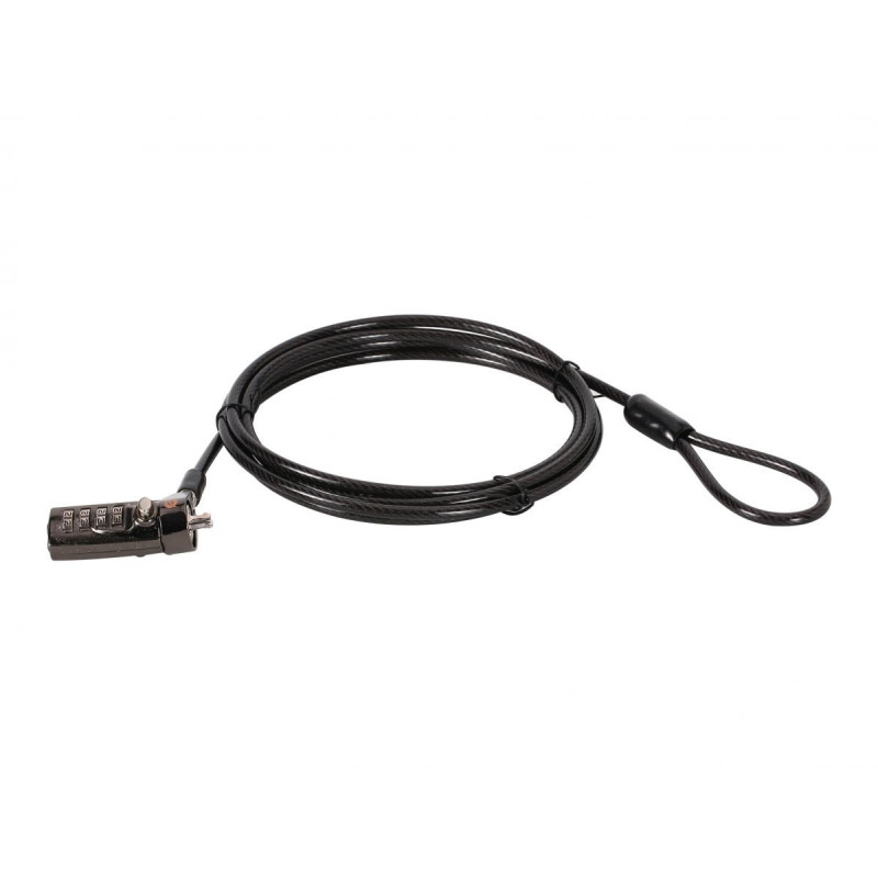 Conceptronic CUSTODIO01BN cable lock Black 70.9" (1.8 m) Conceptronic CUSTODIO01BN cable lock Black 70.9" (1.8 m)