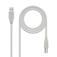 Nanocable 10.01.0103 cavo USB USB 2.0 1,8 m USB A USB B Beige