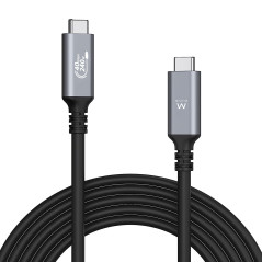 Ewent EC1070 USB cable USB4 Gen 3x2 39.4" (1 m) USB C Black
