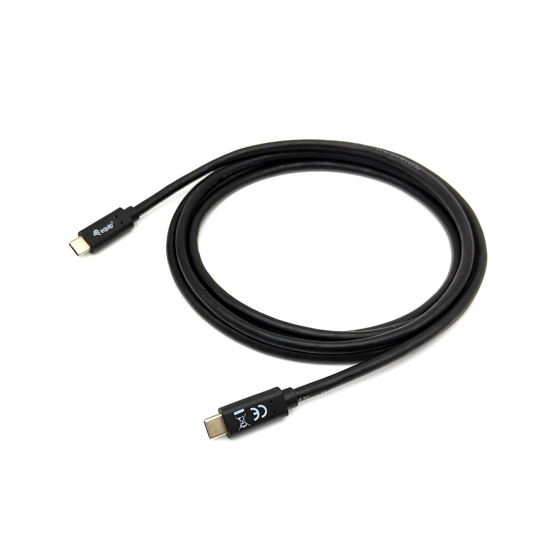 Equip 128346 Cavo USB 3.2 Gen 1 da C a C, M/M , 1,0 m, PD 60W, 5Gbps, nero Equip 128346 Cavo USB 3.2 Gen 1 da C a C, M/M , 1,0 m, PD 60W, 5Gbps, nero