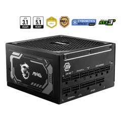 MSI MAG A1250GL PCIE5 alimentatore per computer 1250 W 24-pin ATX 1U Nero