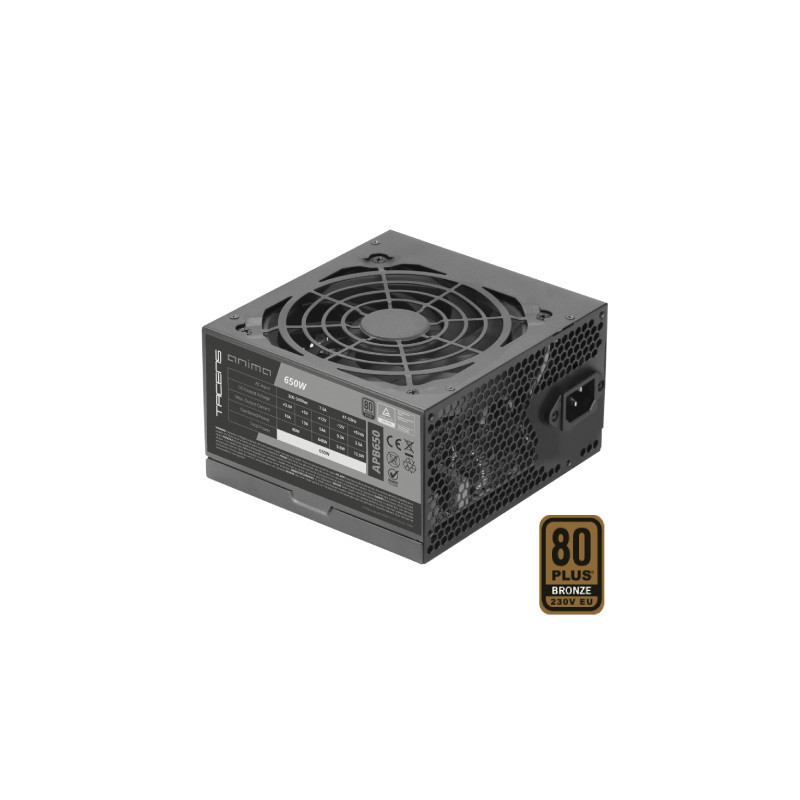 Tacens Anima APB650 alimentatore per computer 650 W 24-pin ATX ATX Nero