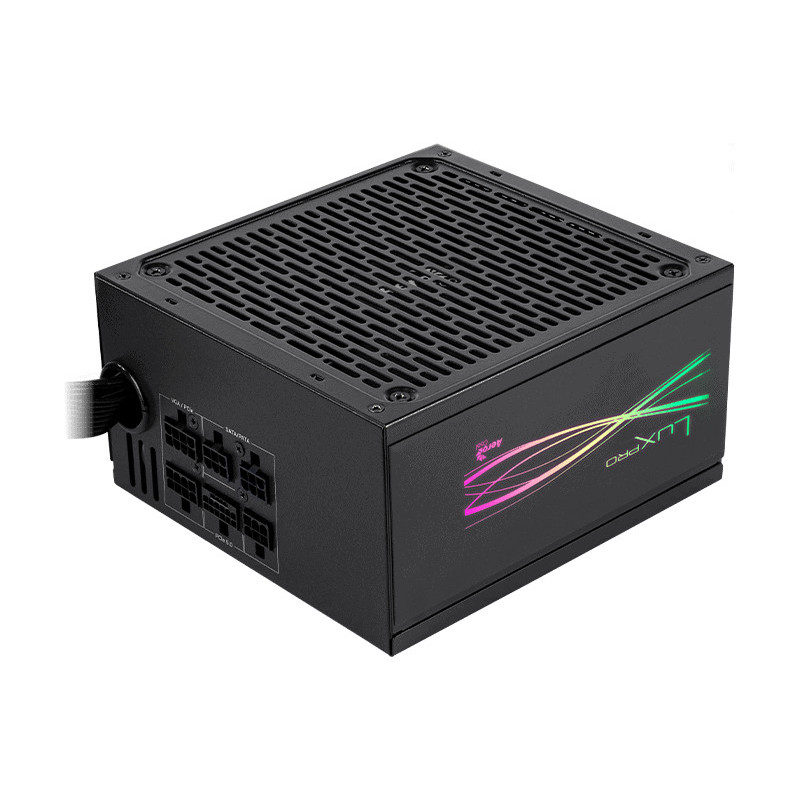 Aerocool LUXPRORGB650M alimentatore per computer 650 W 20+4 pin ATX ATX Nero Aerocool LUXPRORGB650M alimentatore per computer 650 W 20+4 pin ATX ATX Nero