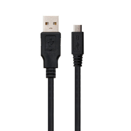 Ewent EC1020 cavo USB USB 2.0 1,8 m USB A Micro-USB A Nero