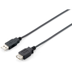 Equip 128852 USB cable USB 2.0 196.9" (5 m) USB A Black