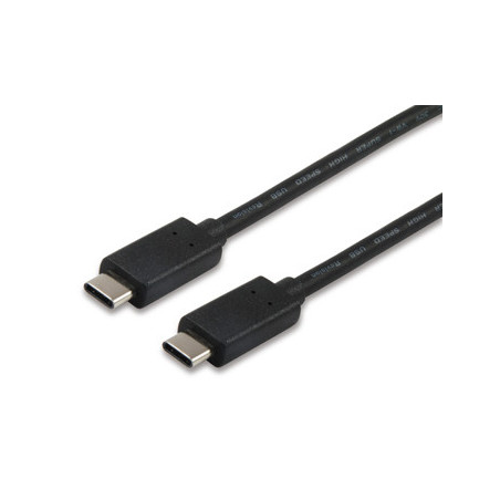 Equip 12834207 USB cable USB 3.2 Gen 2 (3.1 Gen 2) 39.4" (1 m) USB C Black