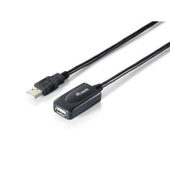 Equip 133311 cavo USB USB 2.0 15 m USB A Nero