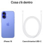SMARTPHONE APPLE IPHONE 16 MYEC3QL/A ULTRAMARINE 6.1" 128GB SMARTPHONE APPLE IPHONE 16 MYEC3QL/A ULTRAMARINE 6.1" 128GB