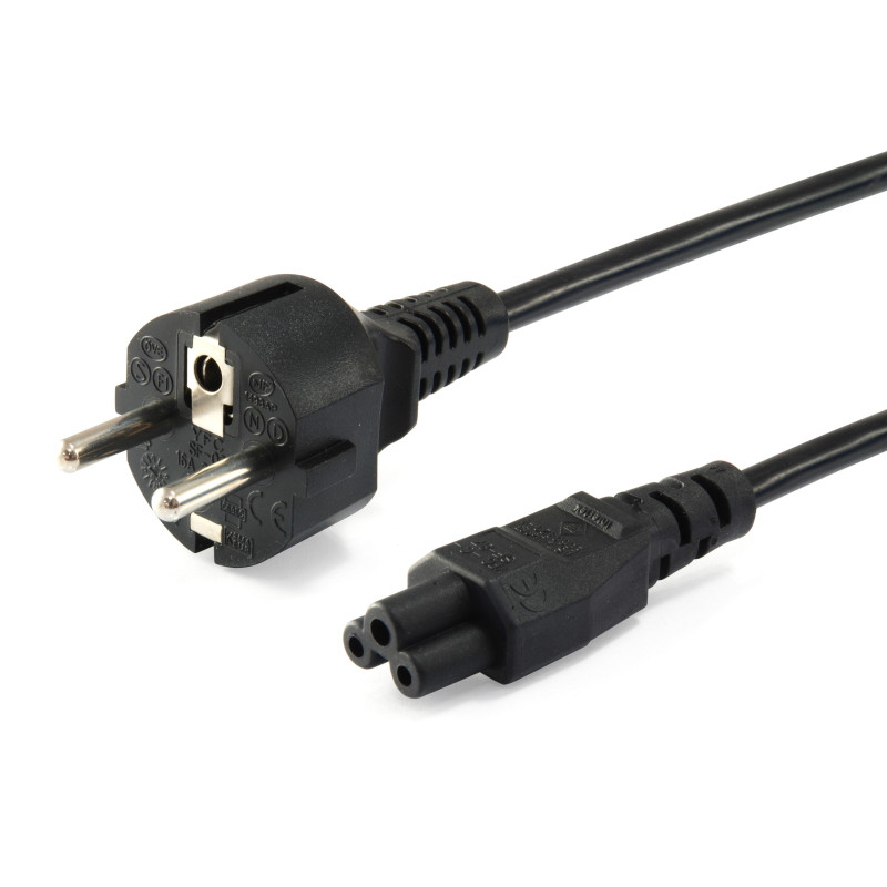 Equip 112150 cavo di alimentazione Nero 1,8 m CEE 7/7 IEC C5