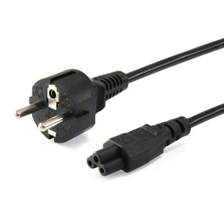 Equip 112150 cavo di alimentazione Nero 1,8 m CEE 7/7 IEC C5
