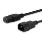 Equip 112100 power cable Black 70.9" (1.8 m) C14 coupler C13 coupler