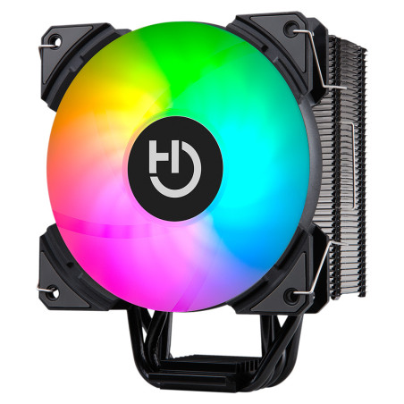 Hiditec C12 PWM ARGB Processor Air cooler Black 1 pc(s)