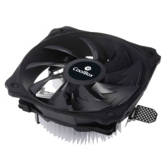 CoolBox Plannar 120 Processor Air cooler Aluminum, Black