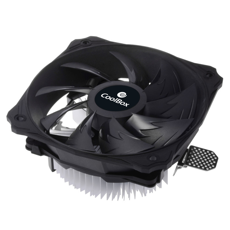 CoolBox Plannar 120 Processor Air cooler Aluminum, Black