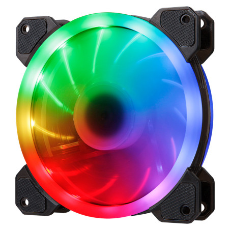 Hiditec N5-ARGB Computer case Fan 4.72" (12 cm) Black