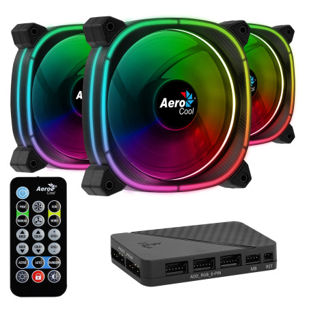 Aerocool Astro 12 Pro Case per computer Ventilatore 12 cm Nero