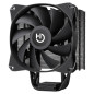Hiditec C12 PWM Processor Cooler 4.72" (12 cm) Black