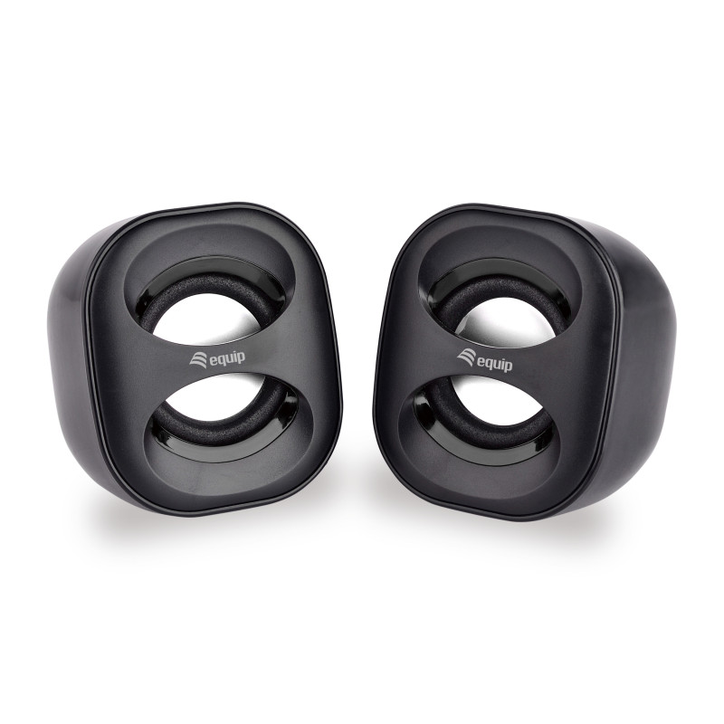 Altavoces 2.0 equip life mini 6w rms color negro jack 3.5 pulgadas alimetancion usb Altavoces 2.0 equip life mini 6w rms color negro jack 3.5 pulgadas alimetancion usb