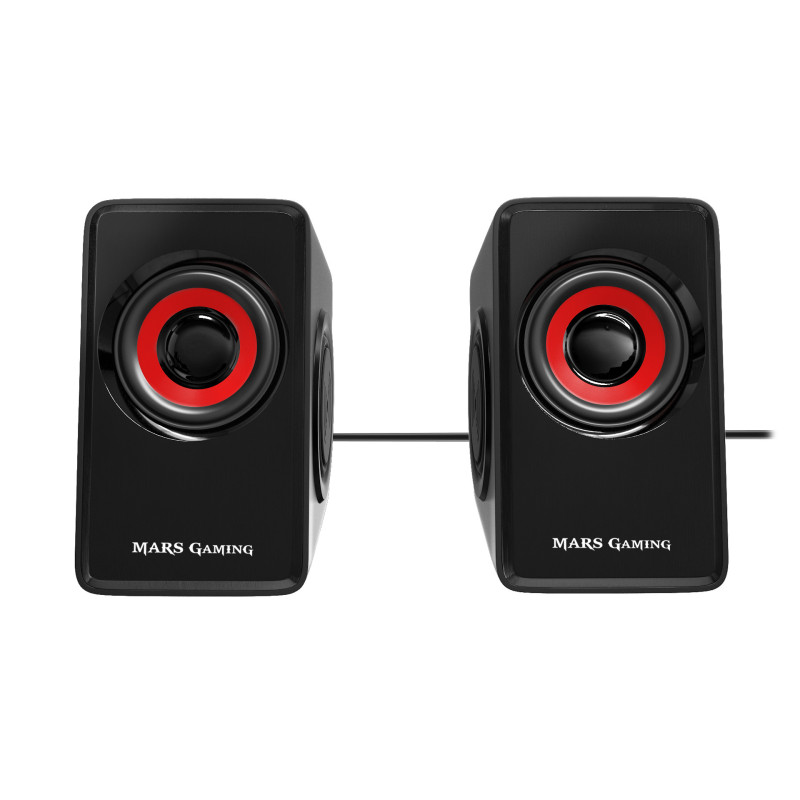 Mars Gaming MS1 loudspeaker Black, Red Wired 10 W Mars Gaming MS1 loudspeaker Black, Red Wired 10 W