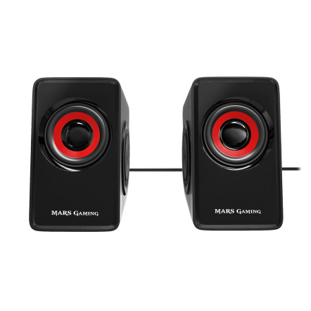 Mars Gaming MS1 altoparlante Nero, Rosso Cablato 10 W