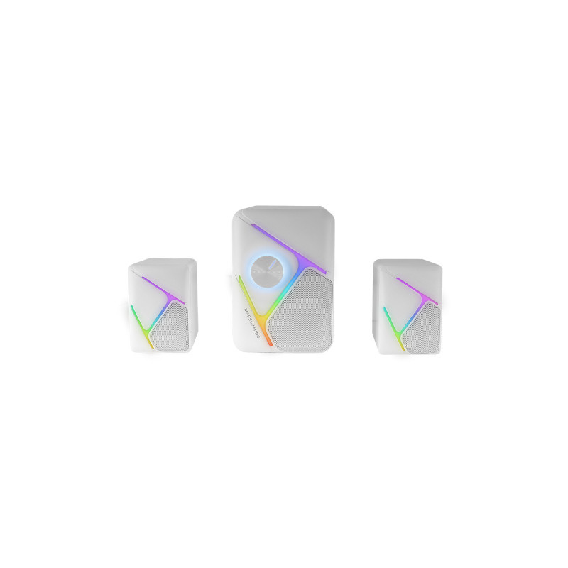 Mars Gaming MS-H21 Bianco Cablato 35 W