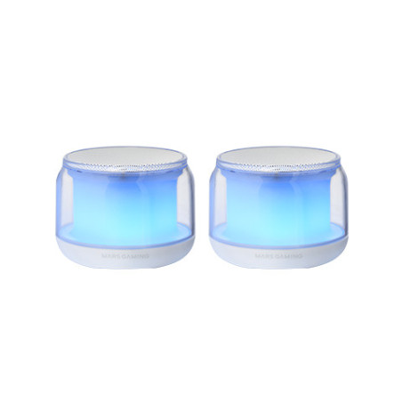 Mars Gaming MS-AURA Bianco Con cavo e senza cavo 15 W
