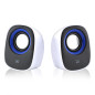 Ewent EW3513 loudspeaker 1-way Black, Blue, White Wired 5 W