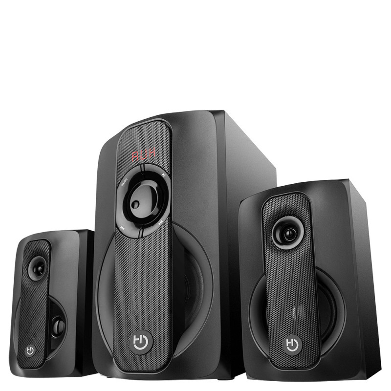 Hiditec H400 Dark Edition set di altoparlanti 40 W Universale Nero 2.1 canali Bluetooth Hiditec H400 Dark Edition set di altoparlanti 40 W Universale Nero 2.1 canali Bluetooth