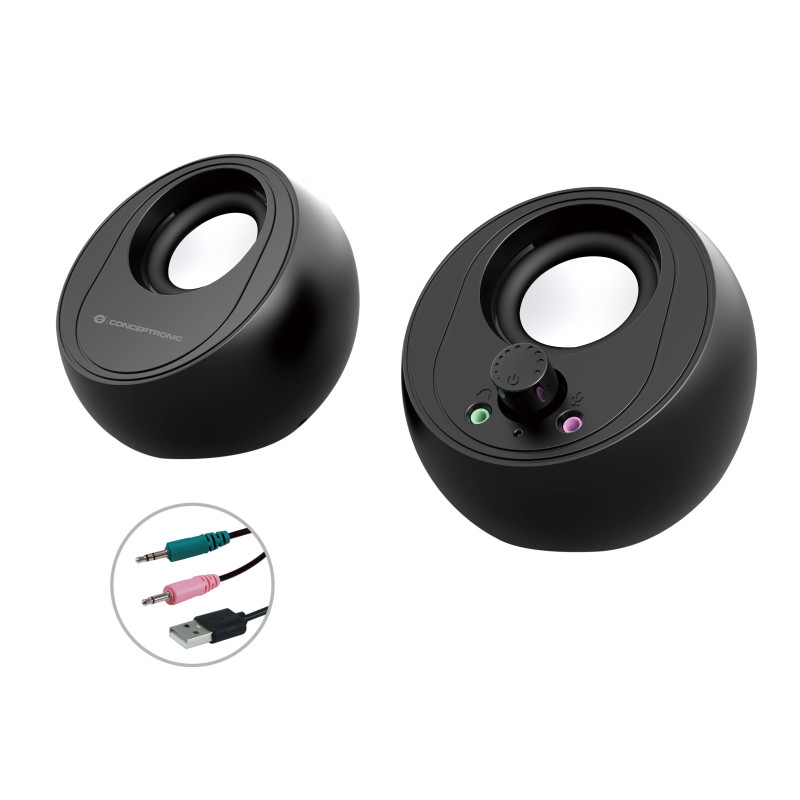 Conceptronic BJORN01B loudspeaker 2-way Black Wired & Wireless 10 W Conceptronic BJORN01B loudspeaker 2-way Black Wired & Wireless 10 W