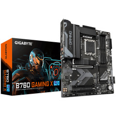 GIGABYTE B760 GAMING X Scheda Madre - Supporta processori Intel Core 14ª generazione, VRM digitale a 8+1+1 fasi, fino a 7600MHz