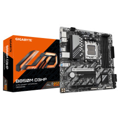 GIGABYTE B850M D3HP Scheda Madre - Processori AMD Ryzen Serie 9000, 5+2+2 fasi VRM digitali, fino a 8200MHz DDR5 (OC), 1xPCIe