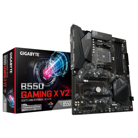 GIGABYTE B550 Gaming X V2 Scheda madre - CPU AMD Ryzen 5000, VRM a 10+3 fasi, fino a 4733 MHz DDR4, 1xPCIe 4.0 + 1xPCIe 3.0