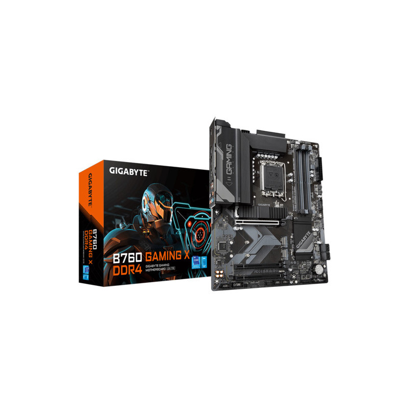 GIGABYTE B760 GAMING X DDR4 scheda madre Intel B760 Express LGA 1700 ATX GIGABYTE B760 GAMING X DDR4 scheda madre Intel B760 Express LGA 1700 ATX