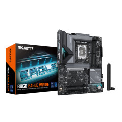 GIGABYTE B860 EAGLE WIFI6E Scheda madre - CPU Intel Core Ultra, VRM a 12+1+2+1 fasi, fino a 9066MHz DDR5, 1xPCIe 5.0 + 2xPCIe