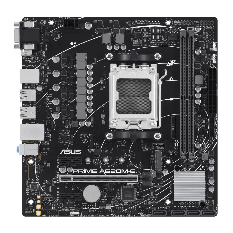 ASUS PRIME A620M-E-CSM AMD A620 Socket AM5 micro ATX ASUS PRIME A620M-E-CSM AMD A620 Socket AM5 micro ATX